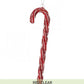 9.5" Glass Candy Cane Ornament (Set of 2)