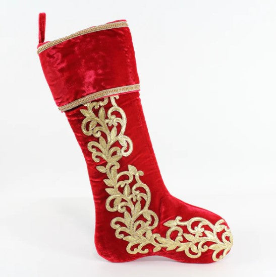 Stockings, Royal Embroidery Stocking 26"
