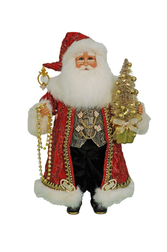 Lighted Traditional Elegance Santa