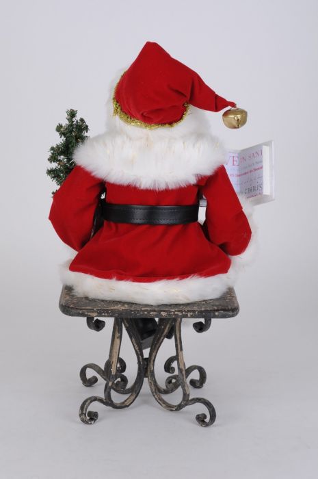 Lighted Story Time Sitting Santa