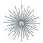 Silver Ray Snowflake Ornament (Set of 2)