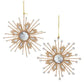 Rose Gold Snowflake Ornaments