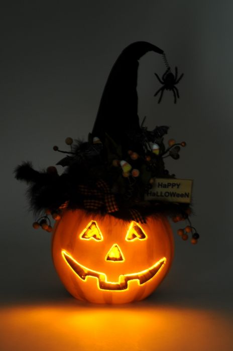 Lighted Fiber Optic Pumpkin