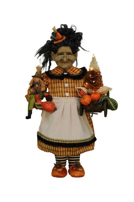 Lighted Fall Harvest Witch