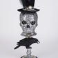 Silver Skull Pedestal